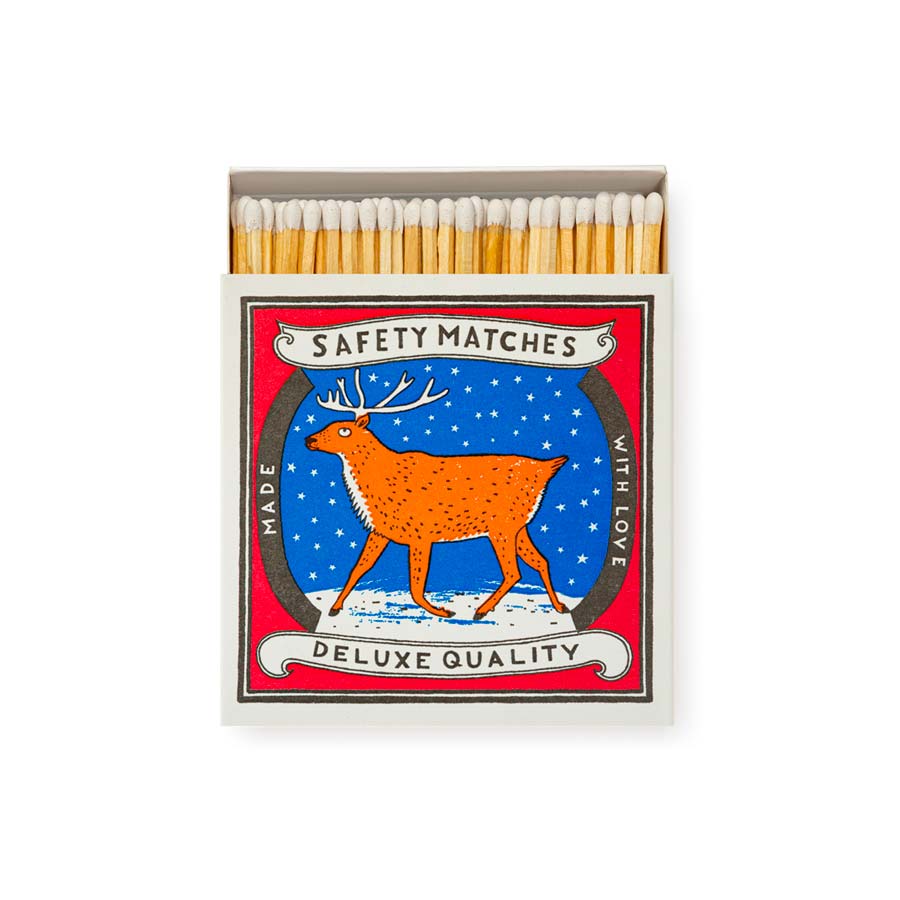 Archivist-boite-allumette-carre-renne-safety-matches-Atelier-Kumo