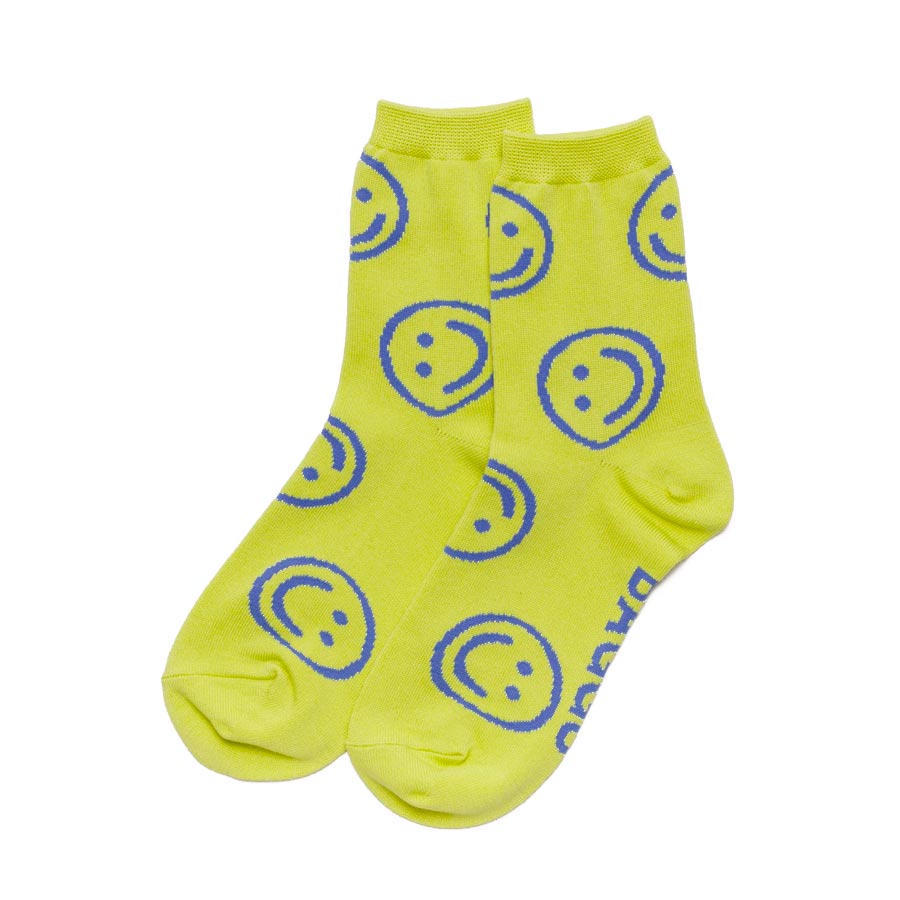 Baggu-chaussettes-crew-citron-happy-smileys-smile-femme-homme-Atelier-Kumo