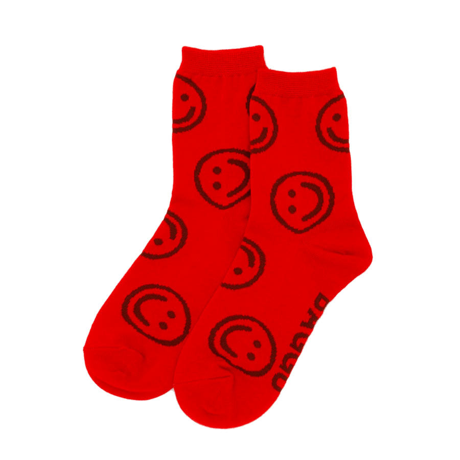 Baggu-chaussettes-crew-happy-smile-rouge-Atelier-Kumo