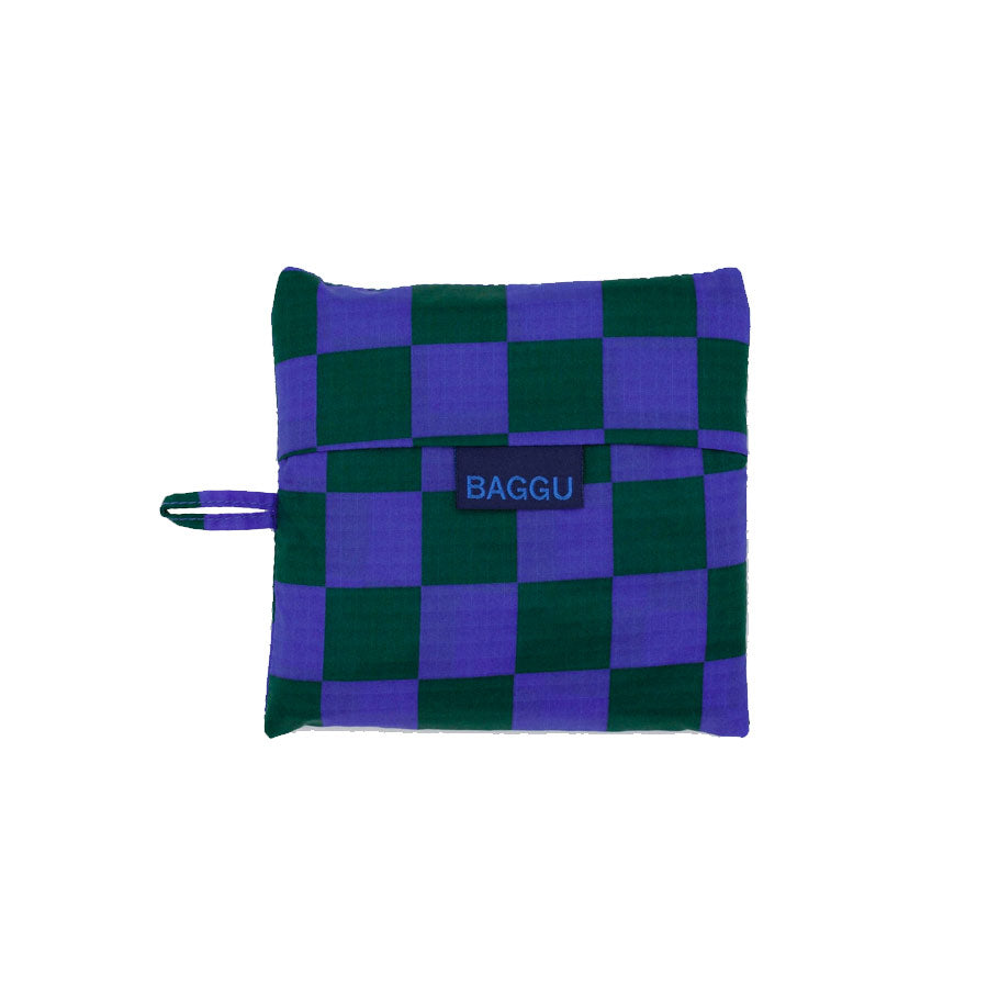 Baggu-grand-tote-bag-carreaux-violet-vert-pochette-Atelier-Kumo