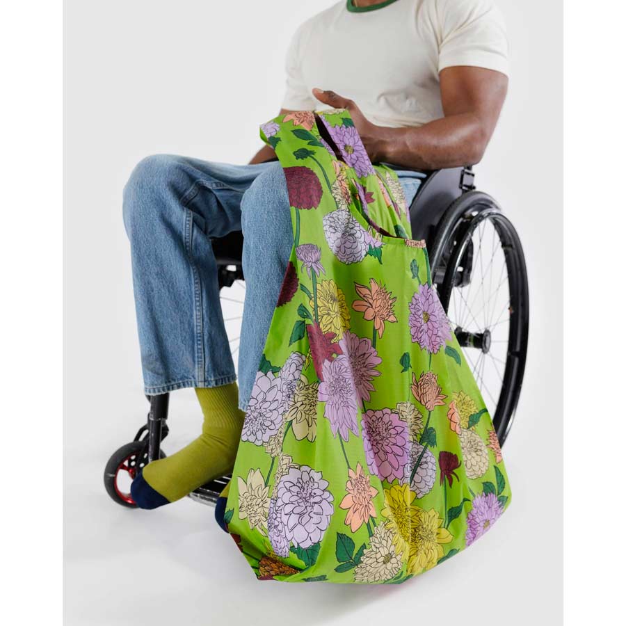 Baggu-tote-bag-vert-grand-dahlia-fleurs-mode-Atelier-Kumo