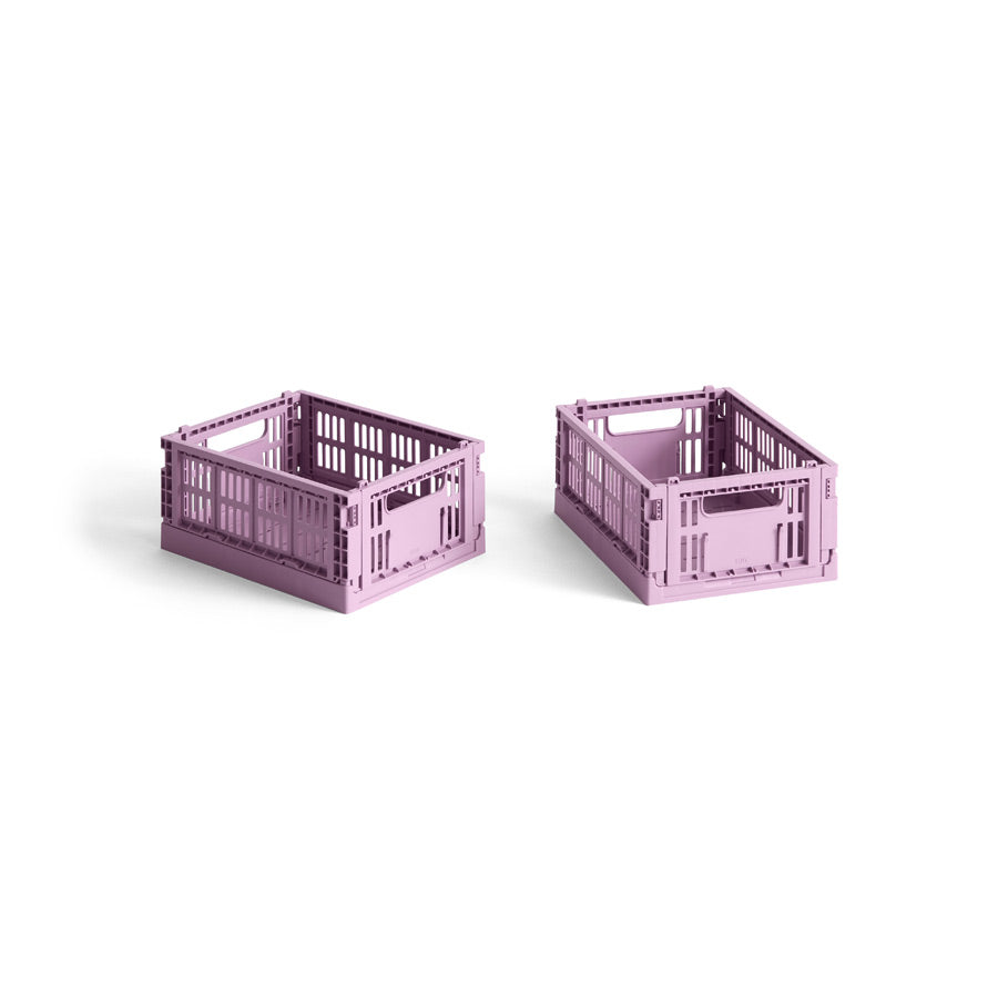 Hay-set-de-2-mini-cagette-rose-dusty-poudre-colour-crate-caisse-boite-de-rangement-Atelier-Kumo