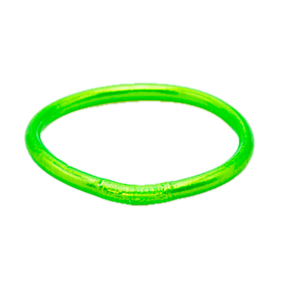 Ikita-bracelet-bouddhiste-vert-fluo-epais-Atelier-Kumo