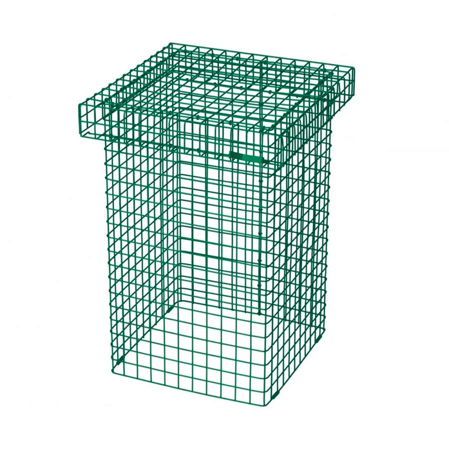 Kalager-tabouret-vert-grille-fil-de-fer-Atelier-Kumo