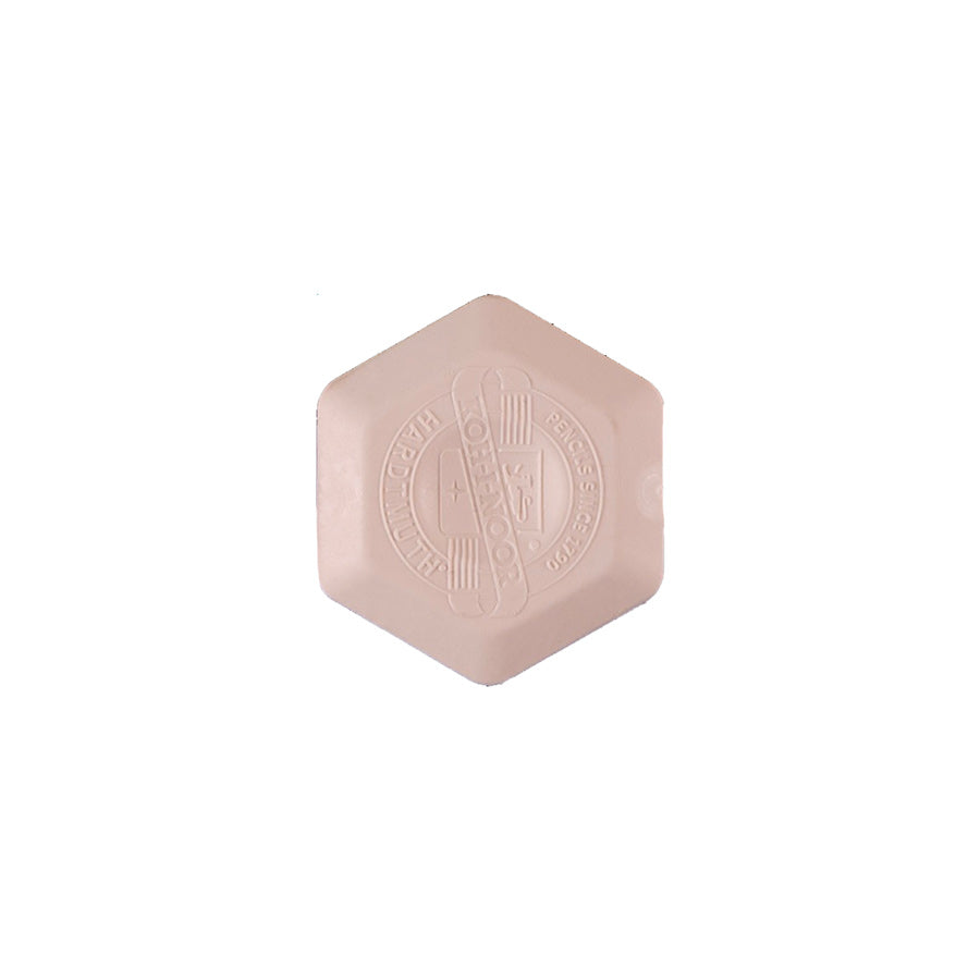 Le-Typographe-gomme-hexagone-rose-clair-Atelier-Kumo