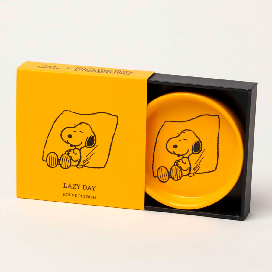 Magpie-vide-poche-peanuts-jour-de-paresse-snoopy-packaging-Atelier-Kumo