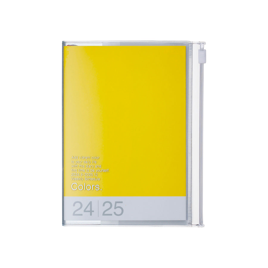 Marks-Europe-agenda-2025-a6-colors-jaune-Atelier-Kumo