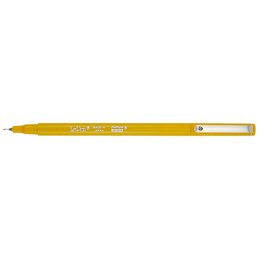 Marvy-Uchida-stylo-feutre-fin-the-pen-retro-jaune-moutarde-ecriture-Atelier-Kumo