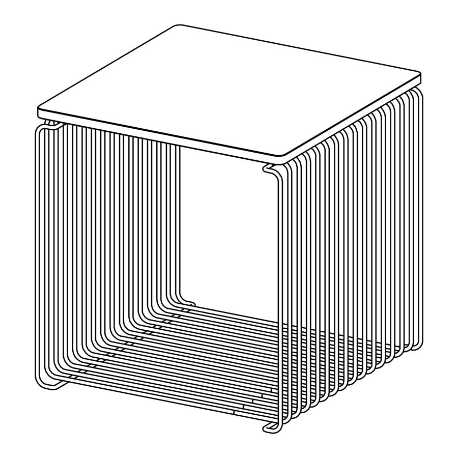 Montana-plateau-carre-superieur-de-finition-planche-support-lisse-pour-module-panton-wire-Atelier-Kumo