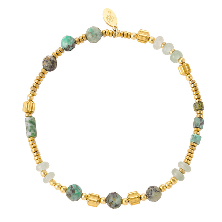 Yw-Bracelet-perles-et-pierres-vertes-or-acier-inoxydable-Atelier-Kumo