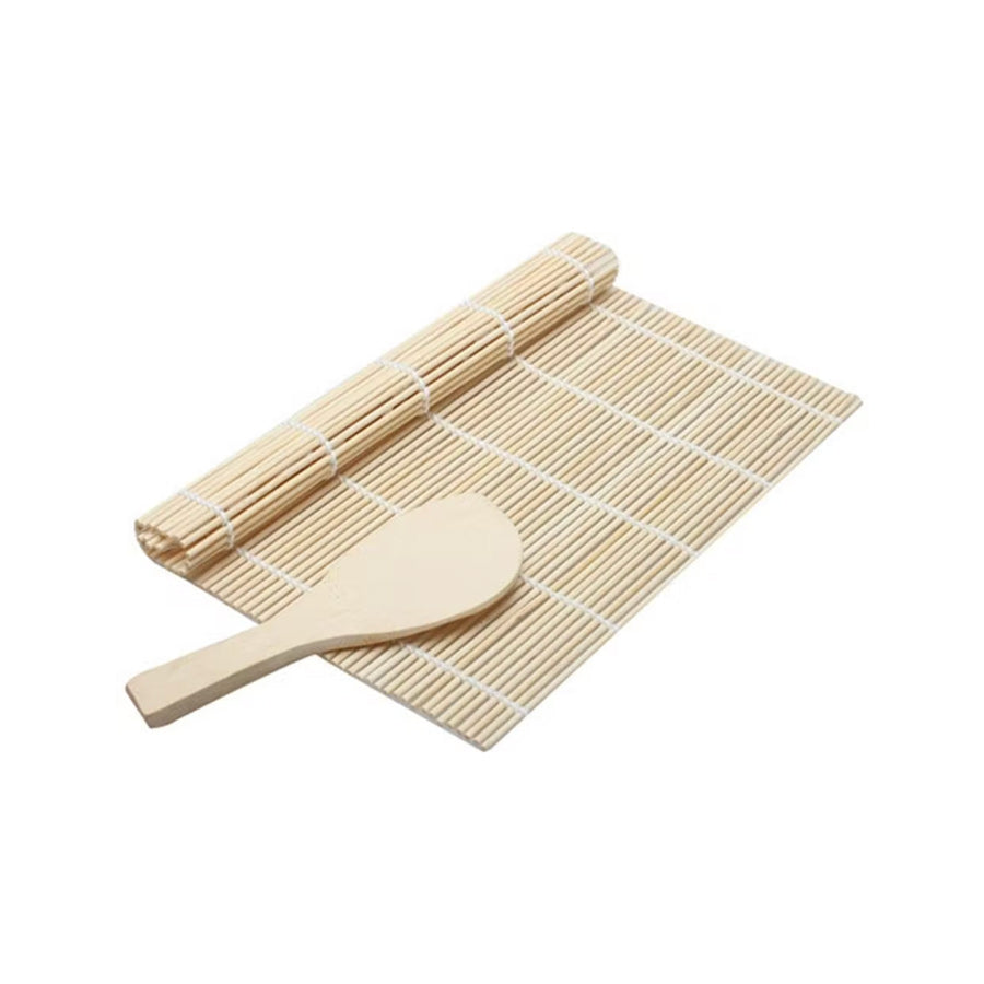 Coffret Maki Set pour réaliser vos makis maison - Avec 1 natte bambou, 1  cuillère à riz