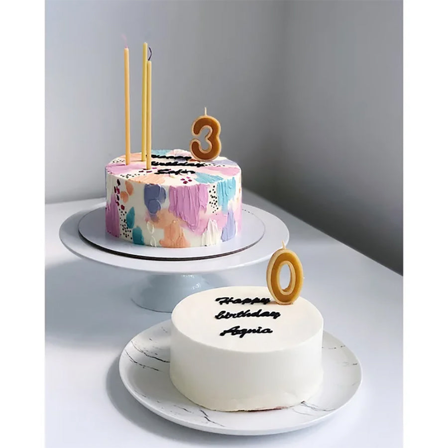 Bougies chiffres anniversaire – Atelier Kumo